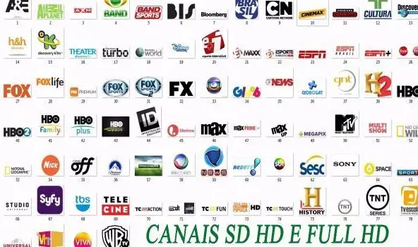 Lista de canais